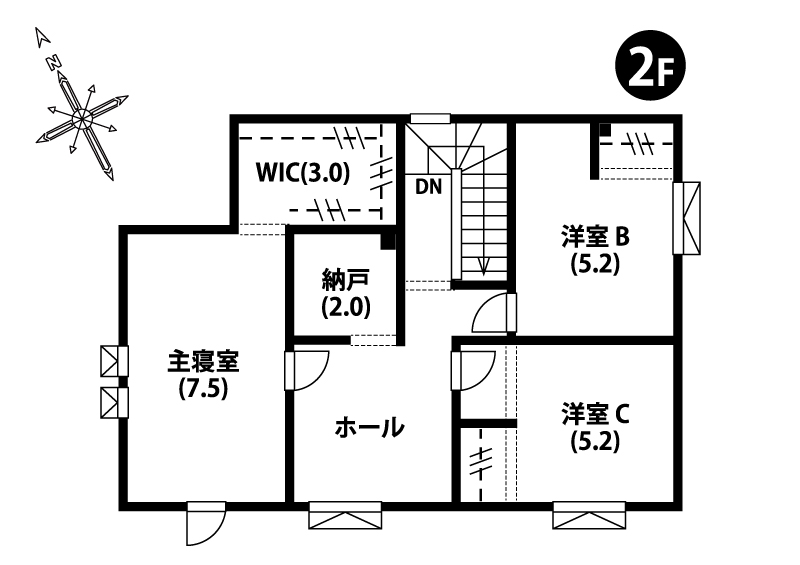 2階見取り図